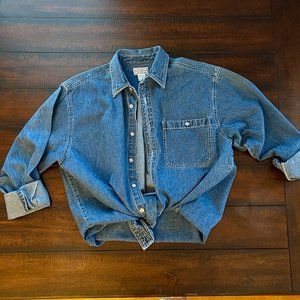 Arizona Jean Co Oversized Denim Button Down
